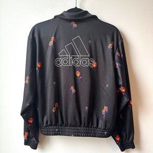 NWOT Adidas zip-up Jacket- Roses